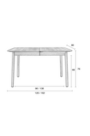 Walnut Extendable Dining Table | Zuiver Glimps | Dutchfurniture.com