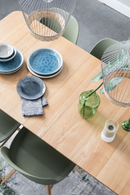 Extendable Natural Wood Dining Table (L) | Zuiver Glimps | DutchFurniture.com