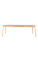 Extendable Natural Wood Dining Table (L) | Zuiver Glimps | DutchFurniture.com