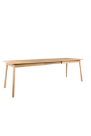 Extendable Natural Wood Dining Table (L) | Zuiver Glimps | DutchFurniture.com