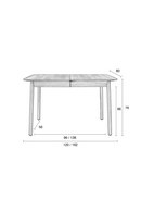 Walnut Extendable Dining Table | Zuiver Glimps | Dutchfurniture.com