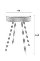 Removable Tray End Table | Zuiver Oak Tray | DutchFurniture.com