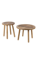 Carved Wooden Top End Table | Zuiver Dendron | Oroatrade.com