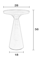 Cast Aluminum Side Table | Zuiver Floss | Oroatrade.com