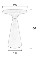 Cast Aluminum Side Table | Zuiver Floss | Oroatrade.com