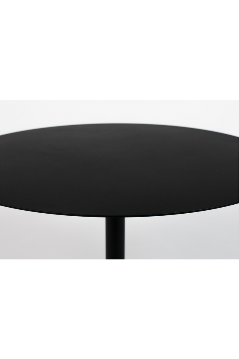 Round Black End Table (M) | Zuiver Snow | DutchFurniture.com
