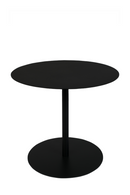 Black Round Side Table | Zuiver Snow | Oroatrade.com