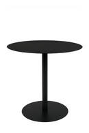Black Round Side Table | Zuiver Snow | Oroatrade.com