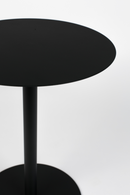 Black Round Side Table | Zuiver Snow | Oroatrade.com