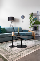 Black Round Side Table | Zuiver Snow | Oroatrade.com