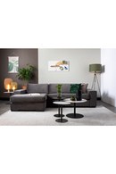 Black Round Side Table | Zuiver Snow | Oroatrade.com