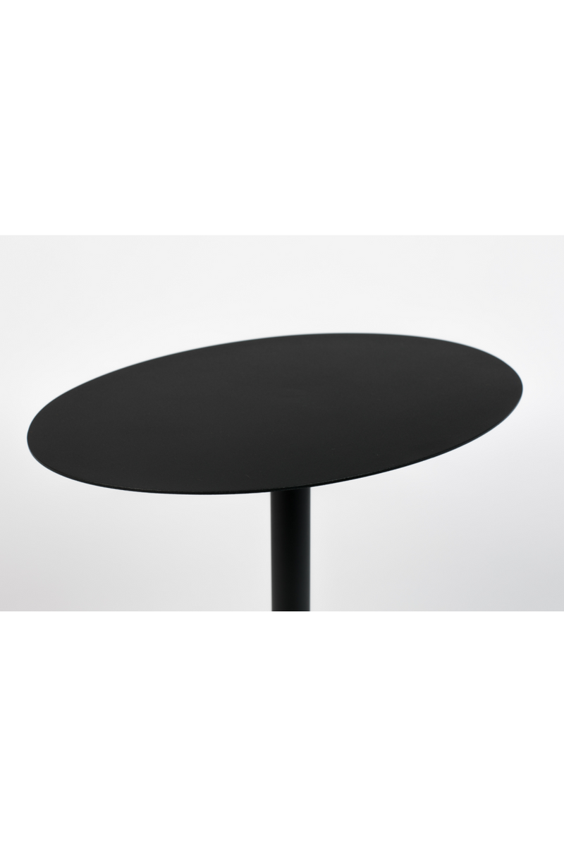 Oval Black End Table | Zuiver Snow | OROA TRADE