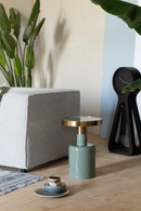 Enameled Metal Side Table | Zuiver Glam | Oroatrade.com