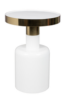 Enameled Metal Side Table | Zuiver Glam | Oroatrade.com