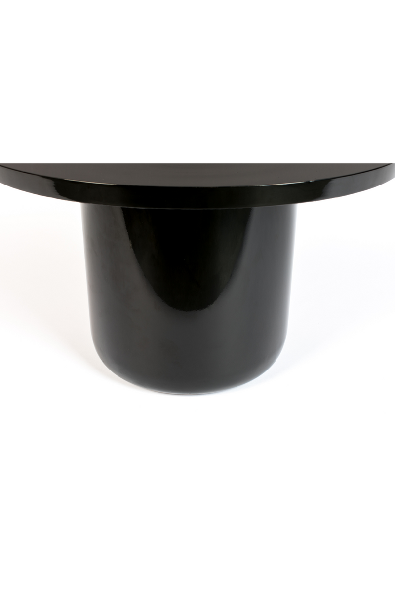Round Black Coffee Table | Zuiver Shiny Bomb | Dutchfurniture.com