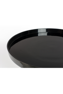 Black Pedestal Side Table | Zuiver Shiny Bomb | Dutchfurniture.com