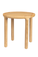 Round Oak Side Table | Zuiver Storm | Dutchfurniture.com