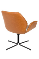 Leather Swivel Lounge Chair | Zuiver Nikki | Oroatrade.com