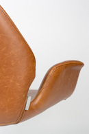 Leather Swivel Lounge Chair | Zuiver Nikki | Oroatrade.com