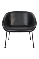 Baseball-Stitched Leather Lounge Chair | Zuiver Feston | Oroatrade.com