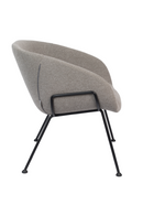 Gray Upholstered Lounge Chair | Zuiver Feston | DutchFurniture.com