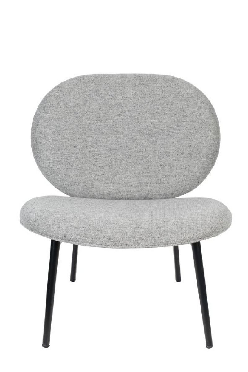 Gray Upholstered Lounge Chair | Zuiver Spike | Dutchfurniture.com