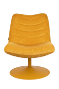 Upholstered Pedestal Lounge Chair | Zuiver Bubba | DutchFurniture.com