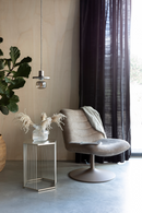 Upholstered Pedestal Lounge Chair | Zuiver Bubba | DutchFurniture.com