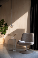 Upholstered Pedestal Lounge Chair | Zuiver Bubba | DutchFurniture.com