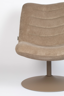 Upholstered Pedestal Lounge Chair | Zuiver Bubba | DutchFurniture.com