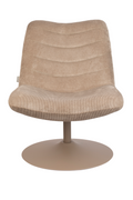 Upholstered Pedestal Lounge Chair | Zuiver Bubba | DutchFurniture.com
