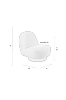 Round Modern Lounge Chair | Zuiver Eden | Dutchfurniture.com
