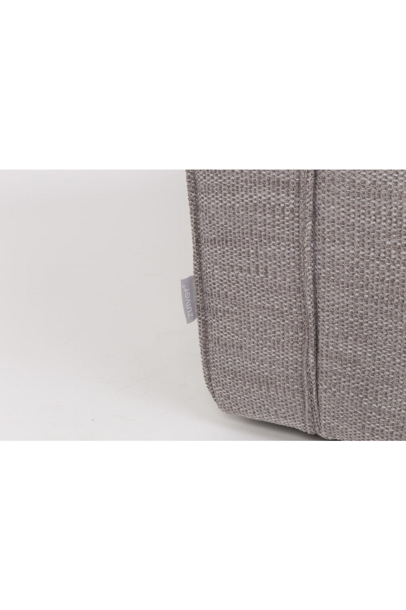 Gray Upholstered 2.5-Seater Sofa | Zuiver Bor | OROA TRADE