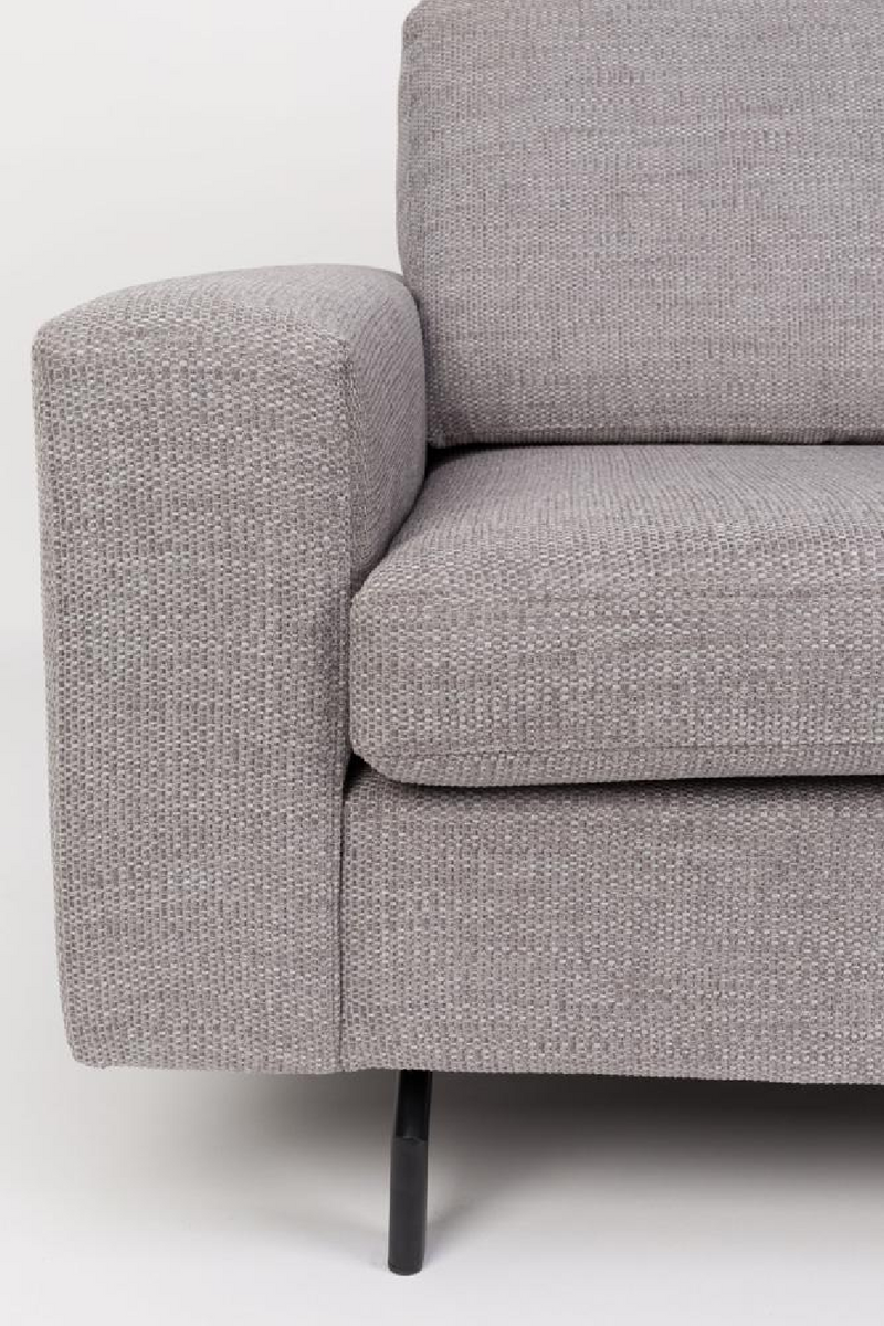 Gray Upholstered 2.5-Seater Sofa | Zuiver Jean | OROA TRADE