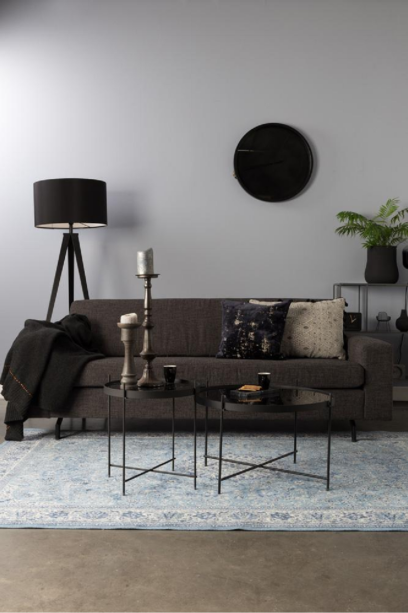 Dark Gray Upholstered 2.5-Seater Sofa | Zuiver Jean | OROA TRADE