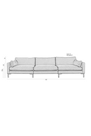 Upholstered 4-5 Seater Sofa | Zuiver Summer | Oroatrade.com