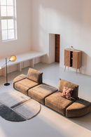 Brown Upholstered Sofa | Zuiver Element | Oroatrade.com