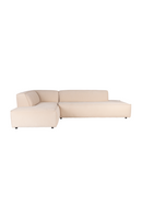 Cream Ribcord Sectional Sofa | Zuiver Fat Freddy | Oroatrade.com