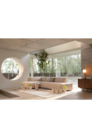 Cream Ribcord Sectional Sofa | Zuiver Fat Freddy | Oroatrade.com