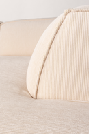 Cream Ribcord Sectional Sofa | Zuiver Fat Freddy | Oroatrade.com