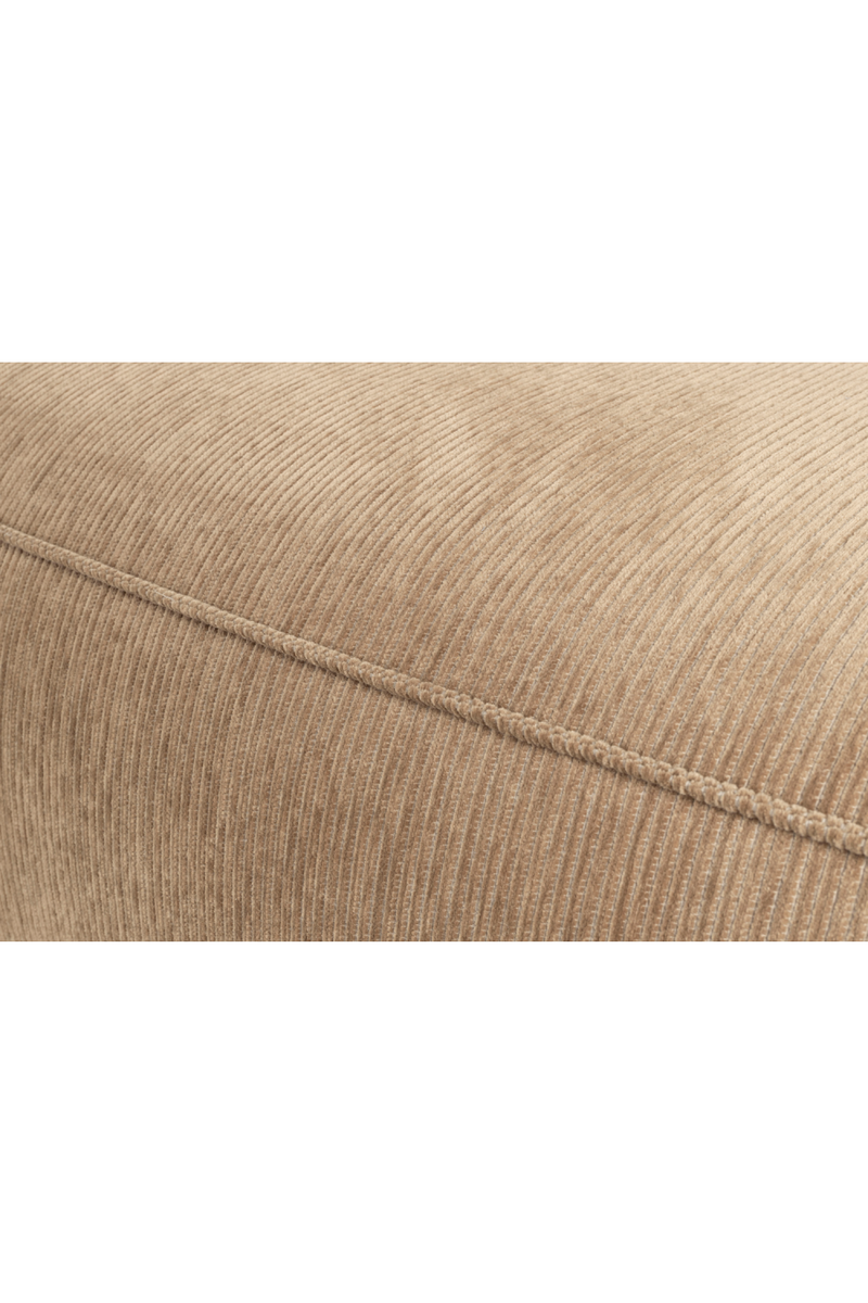 Brown Ribcord Sectional Sofa | Zuiver Fat Freddy | Oroatrade.com
