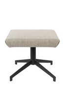 Light Gray Upholstered Ottoman | Zuiver Uncle Jesse | DutchFurniture.com
