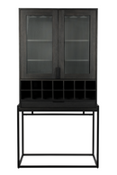 Black Oak Wine Cabinet | Zuiver Travis | DutchFurniture.com