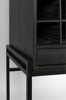 Black Oak Wine Cabinet | Zuiver Travis | DutchFurniture.com