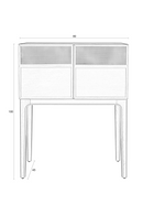 Oak Modern Cabinet | Zuiver June | Dutchfurniture.com