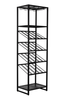 Black Wine Cabinet S | Zuiver | Dutch Furniture | DutchFurniture.com