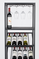 Black Wine Cabinet S | Zuiver | Dutch Furniture | DutchFurniture.com