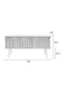 Tambour Sliding Doors Sideboard | Zuiver Barbier | Oroatrade.com