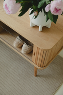 Tambour Sliding Doors Sideboard | Zuiver Barbier | Oroatrade.com