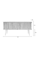 Tambour Sliding Doors Sideboard | Zuiver Barbier | Oroatrade.com